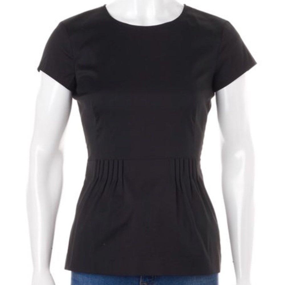 Theory Carrain peplum top